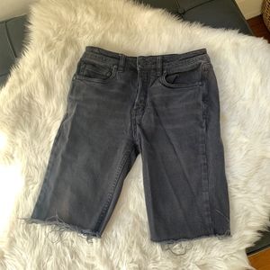 Black Jean Shorts || Free People